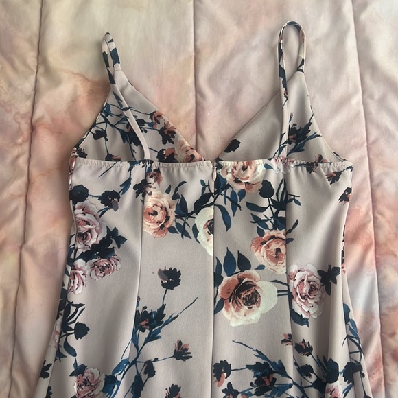 AQUA FLORAL DRESS - Picture 8 of 8